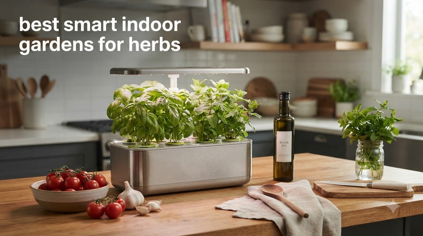 best smart indoor gardens for herbs