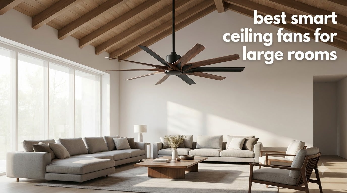 best smart ceiling fans for large rooms