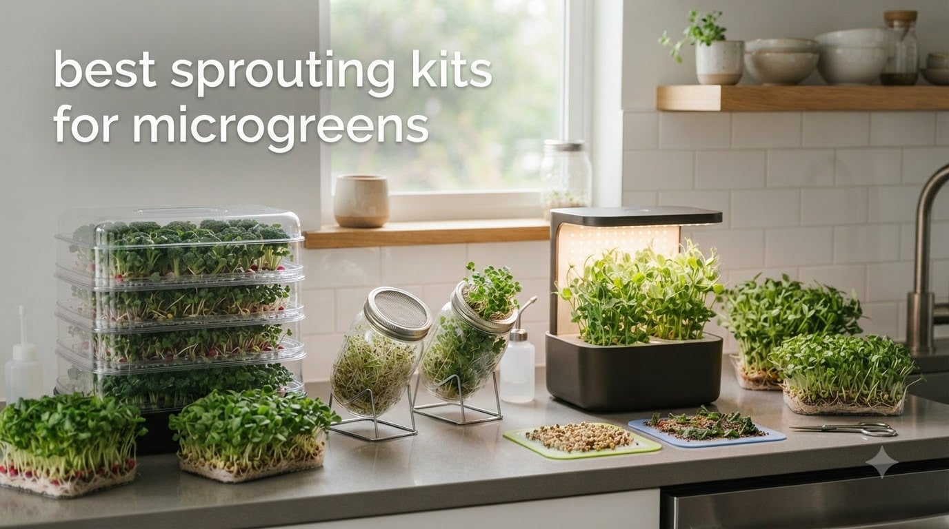 best sprouting kits for microgreens