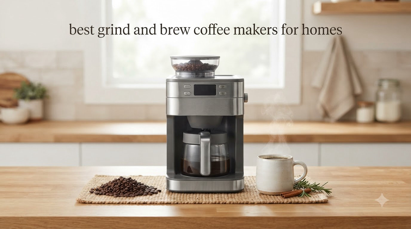 best grind and brew coffee makers for homes
