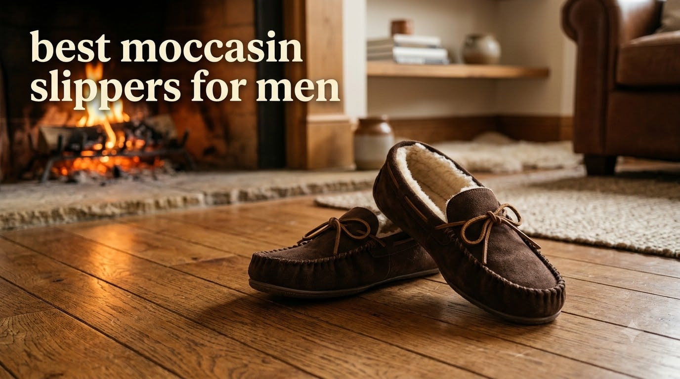best moccasin slippers for men