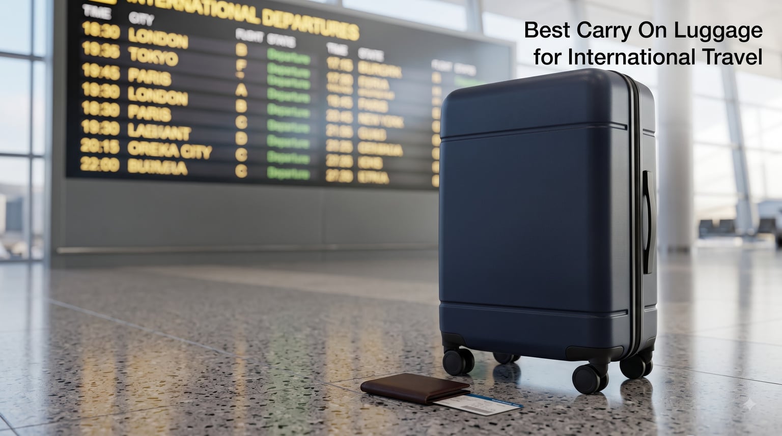 best carry on luggage for international travel