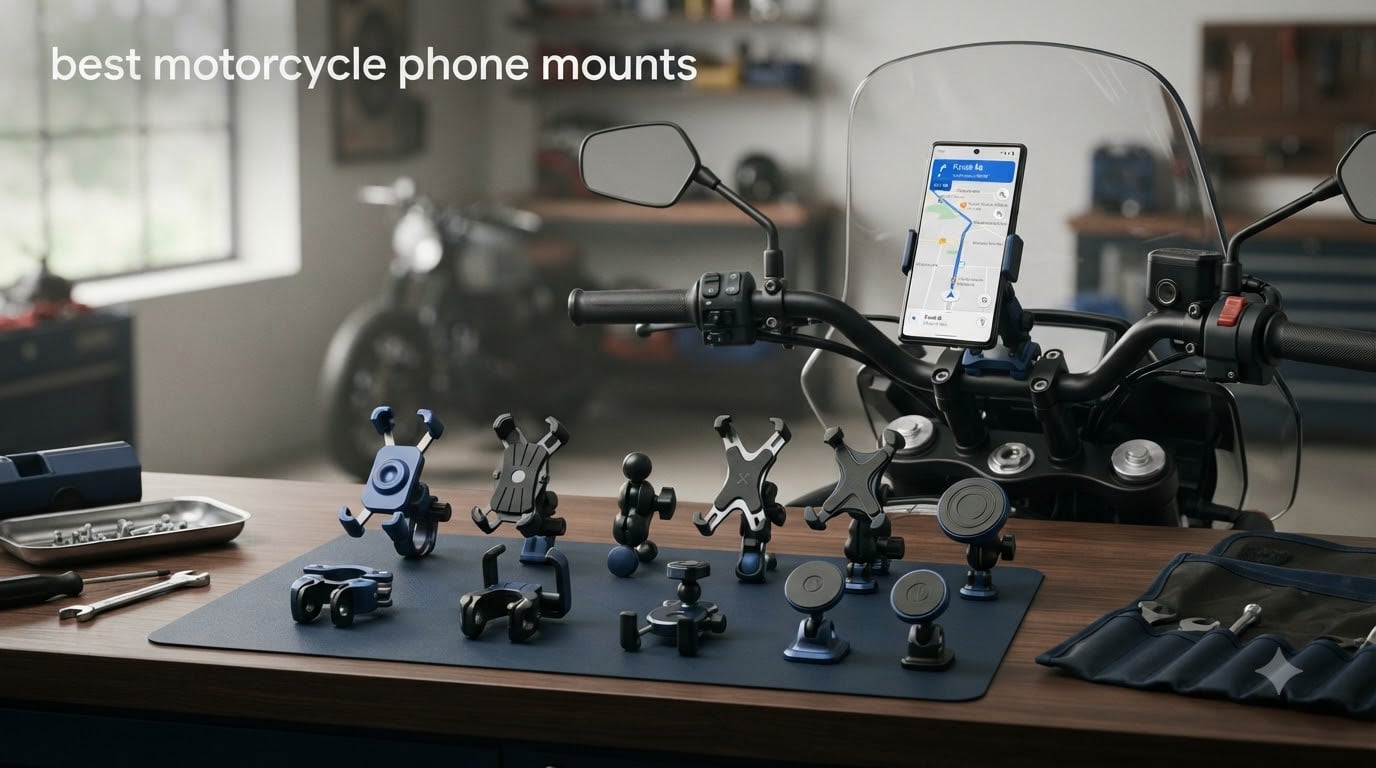 best motorcycle phone mounts