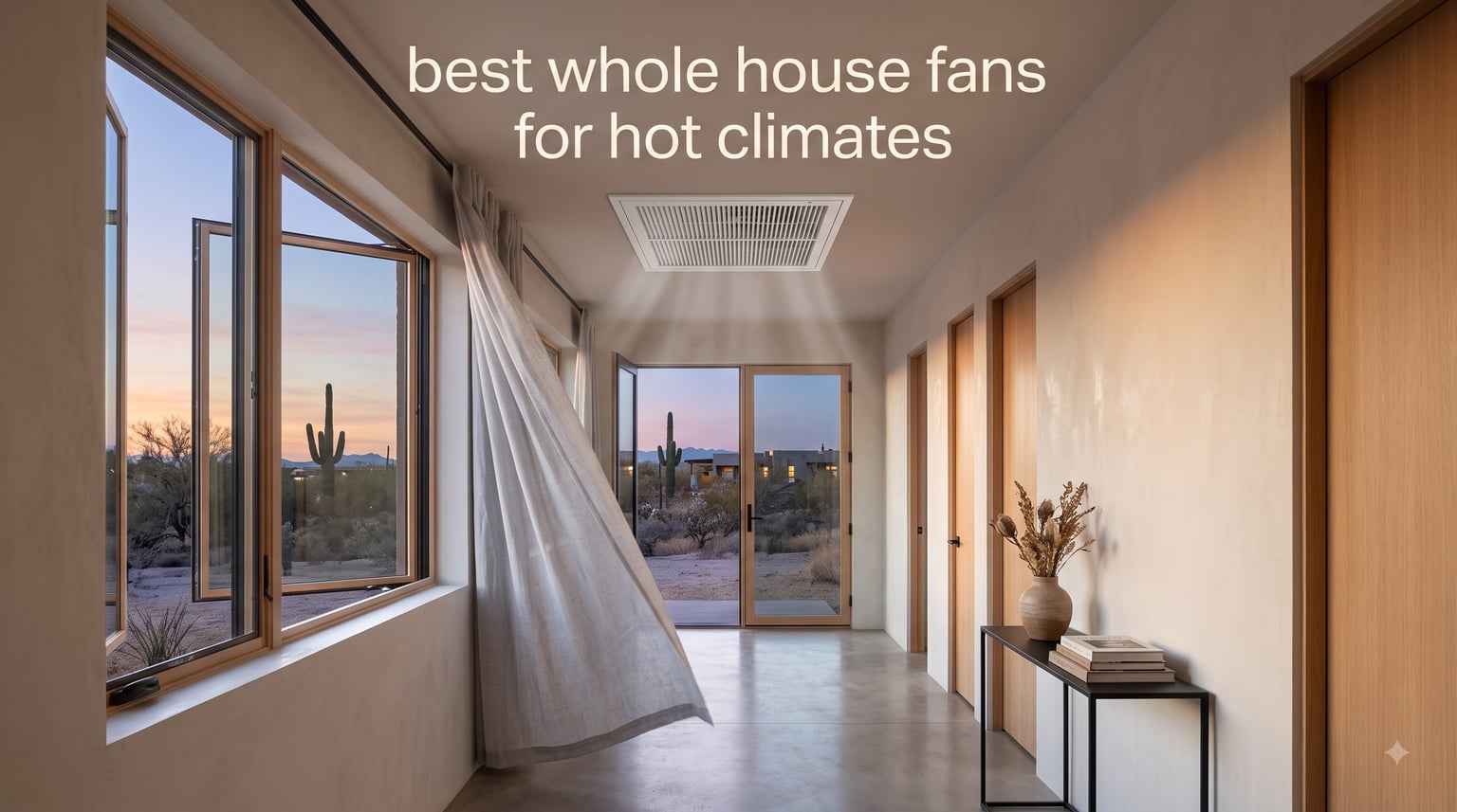 best whole house fans for hot climates