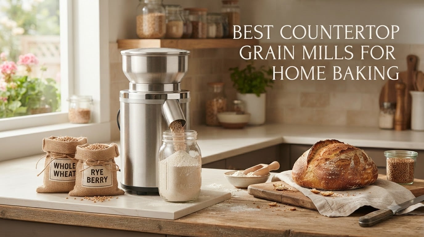 best countertop grain mills for home baking