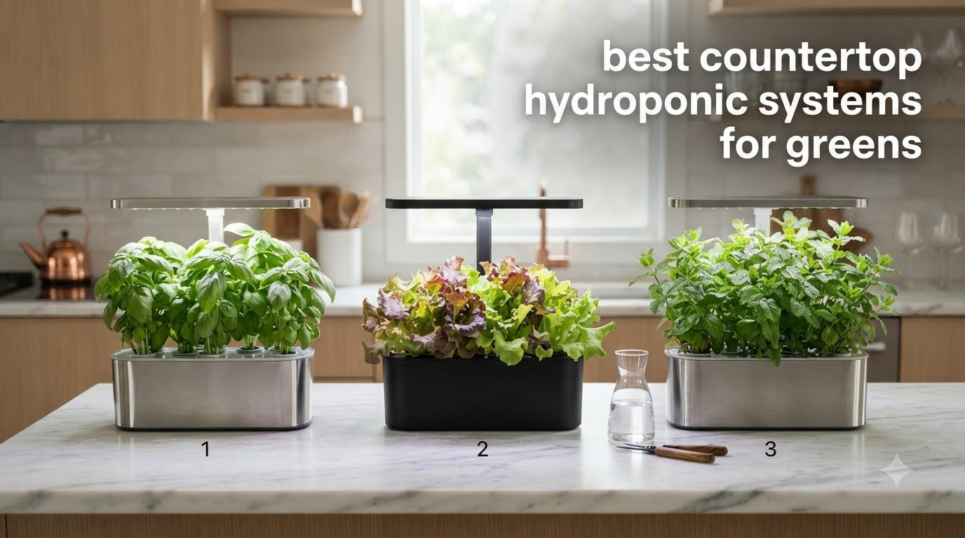best countertop hydroponic systems for greens
