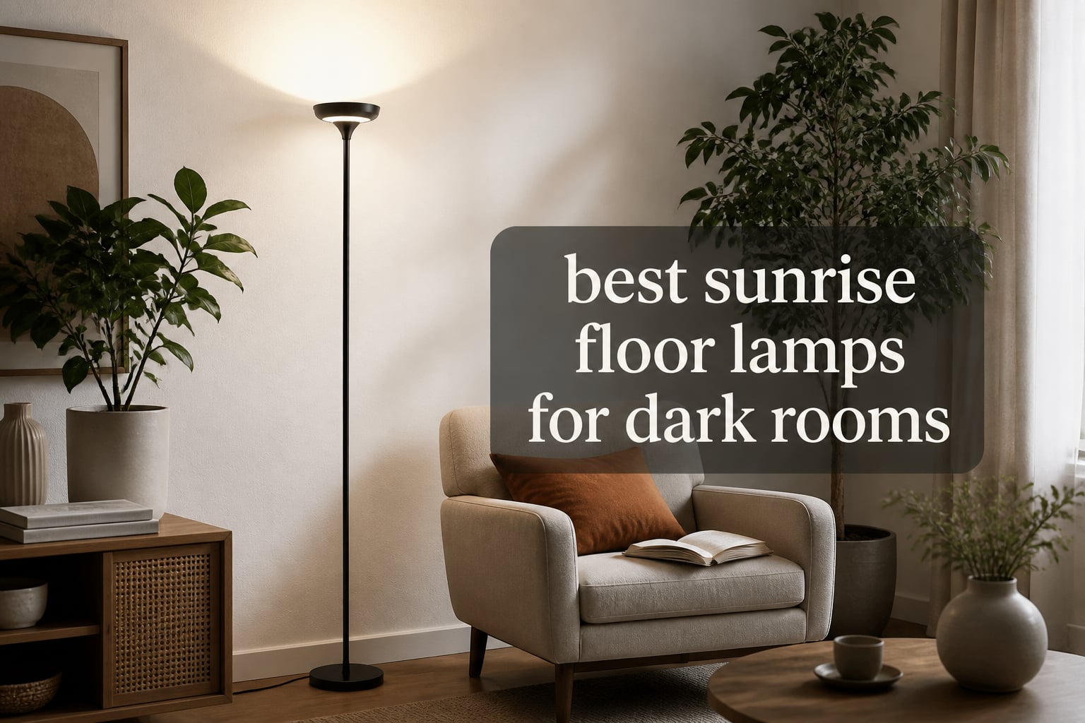 best sunrise floor lamps for dark rooms