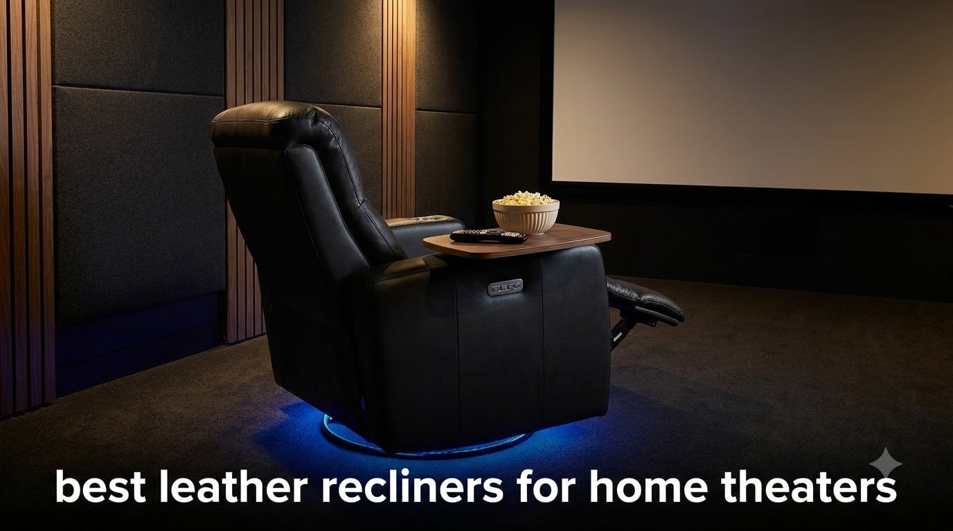 best leather recliners for home theaters