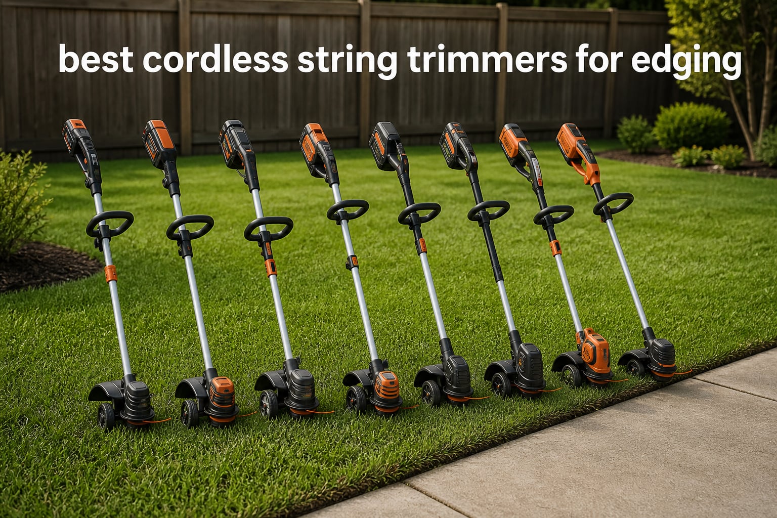 best cordless string trimmers for edging