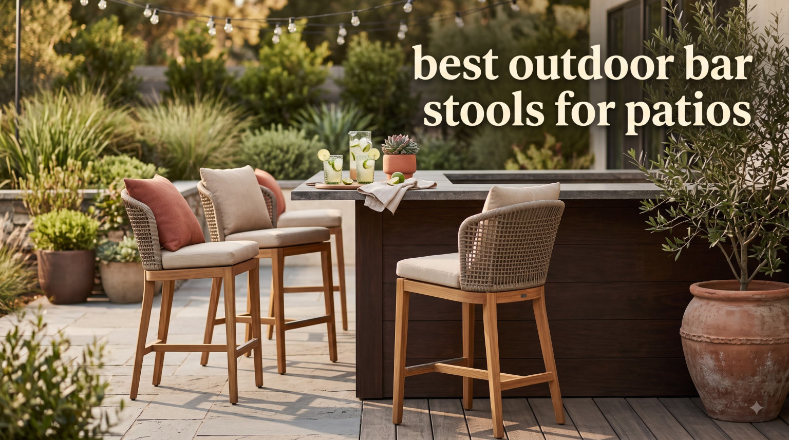 best outdoor bar stools for patios