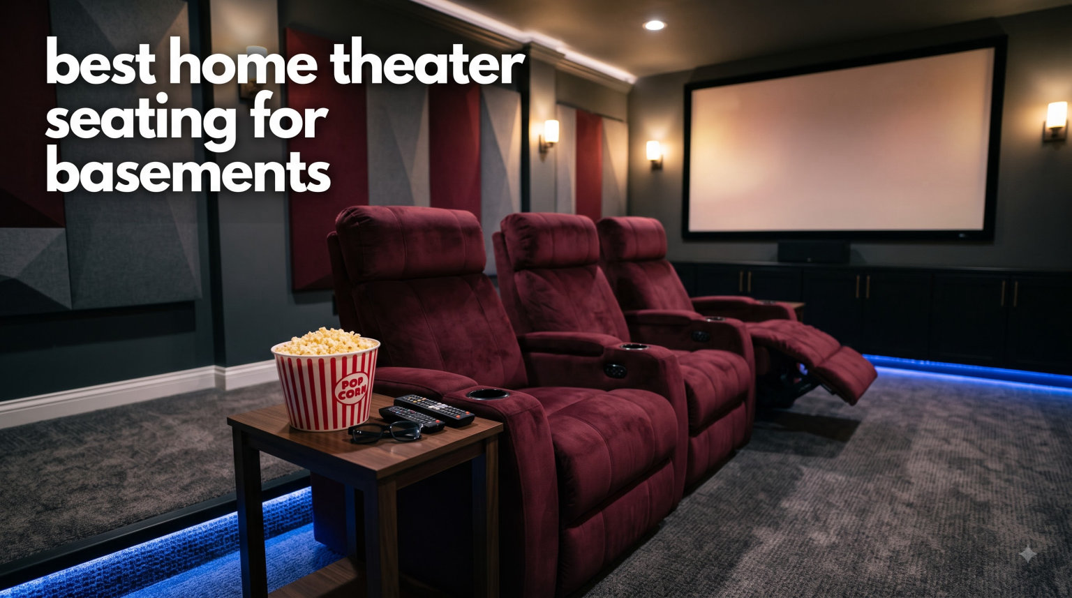 best home theater seating for basements