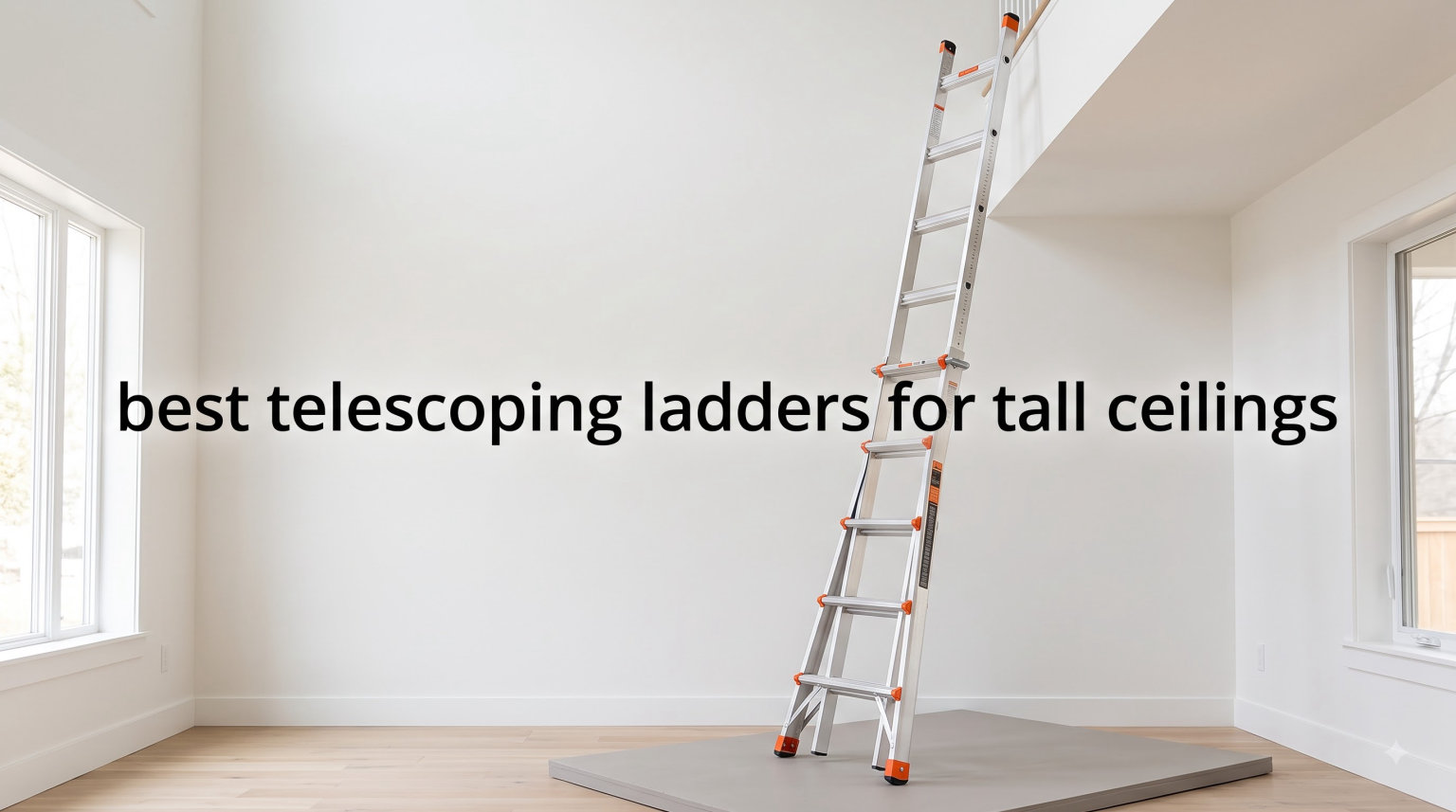 best telescoping ladders for tall ceilings