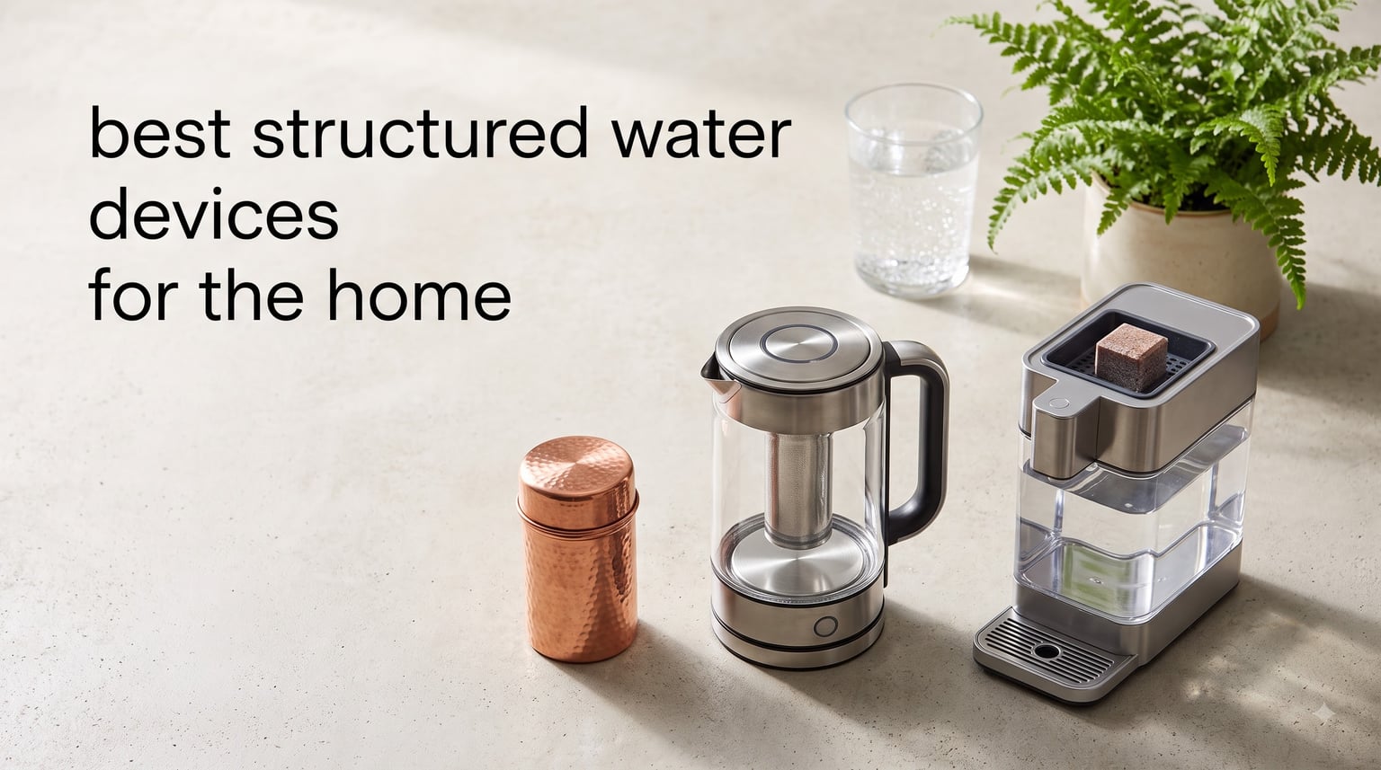 best structured water devices for the home