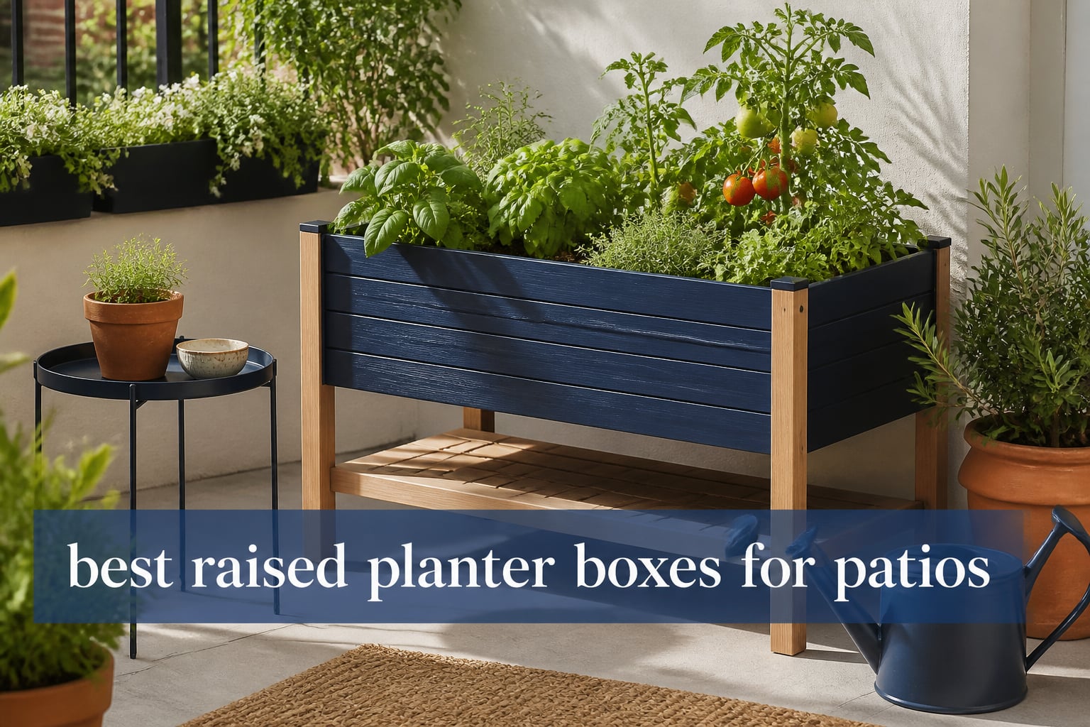 best raised planter boxes for patios