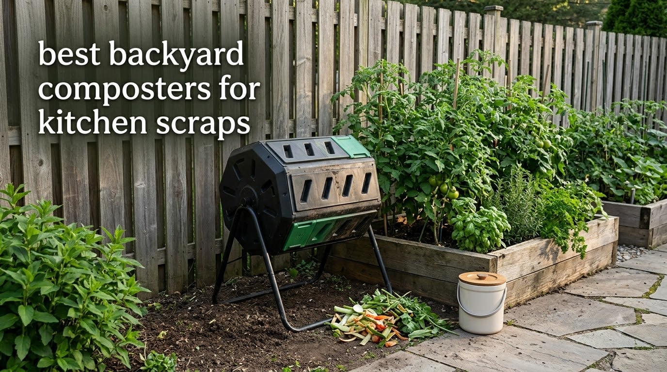 best backyard composters for kitchen scraps
