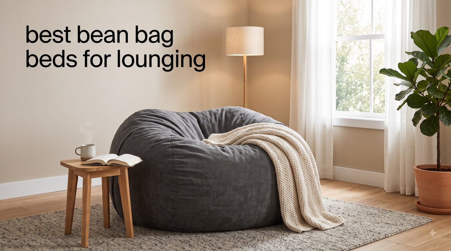 best bean bag beds for lounging