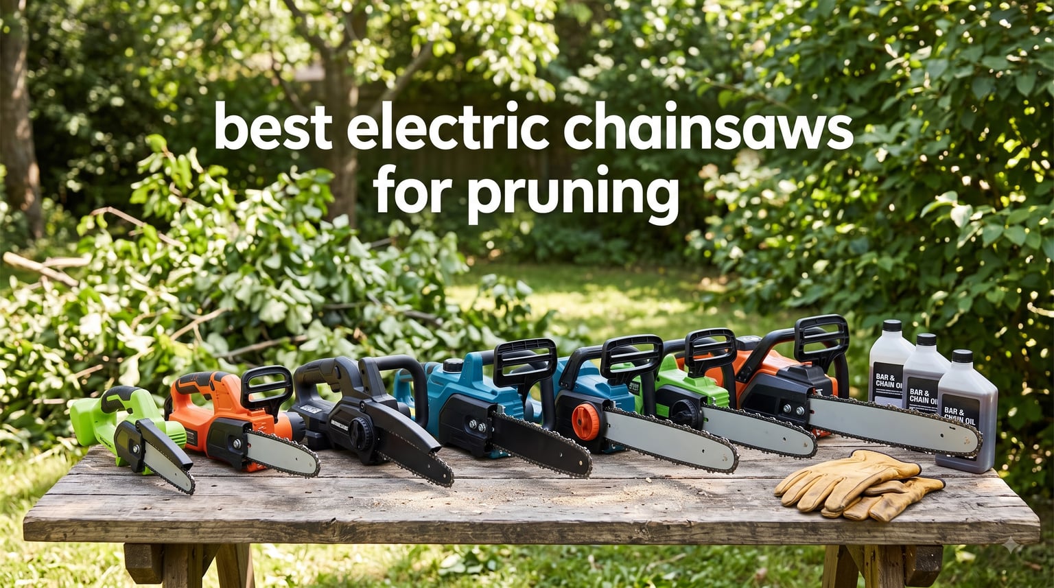 best electric chainsaws for pruning