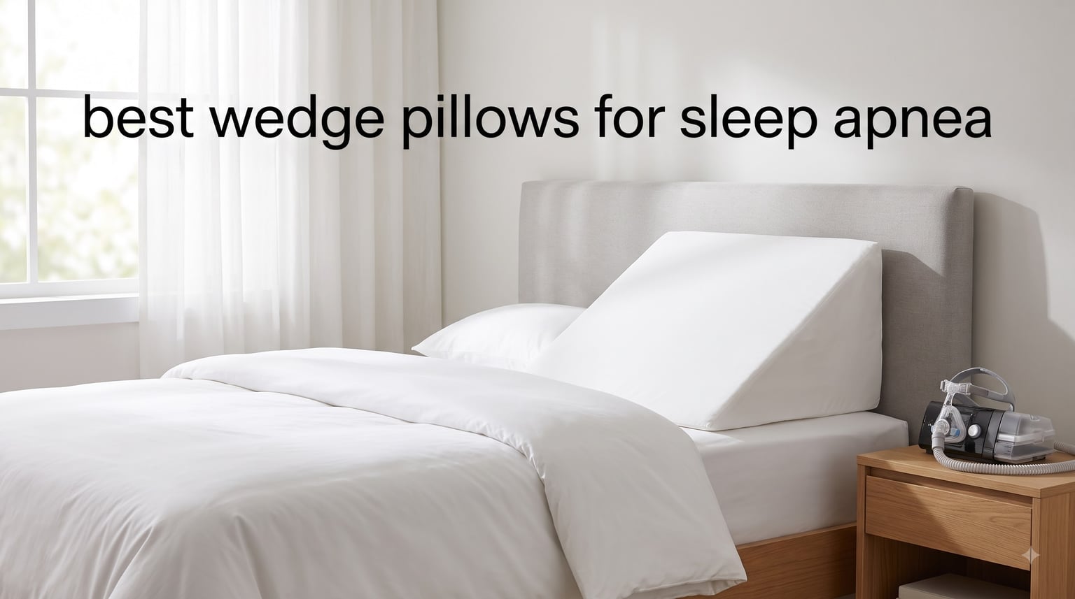 best wedge pillows for sleep apnea