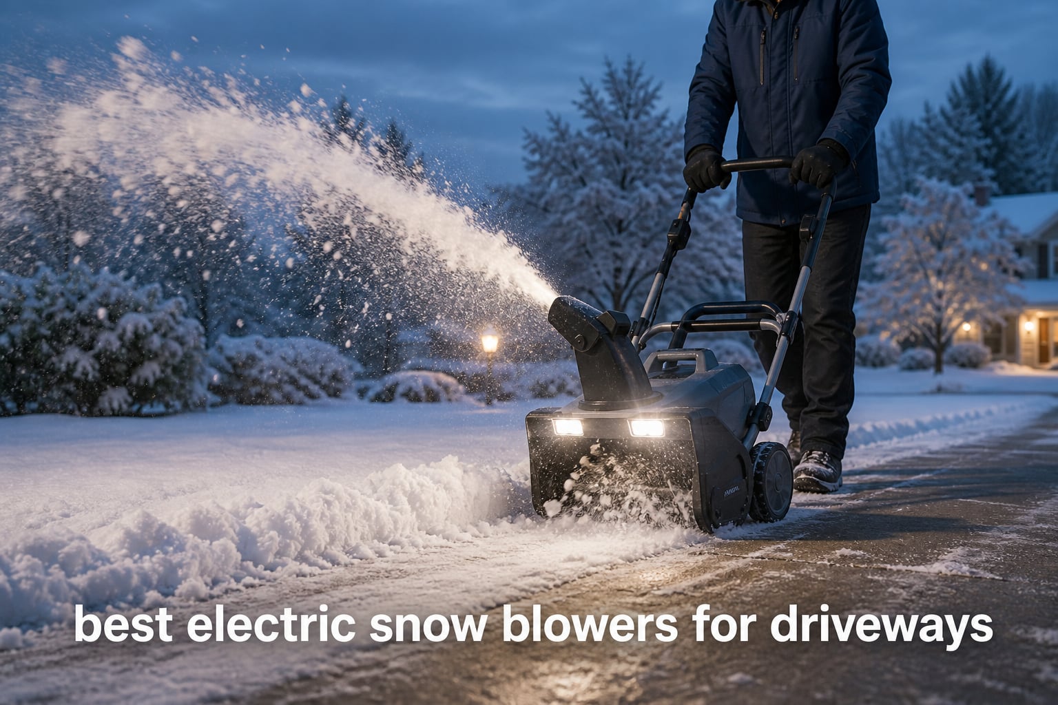 best electric snow blowers for driveways