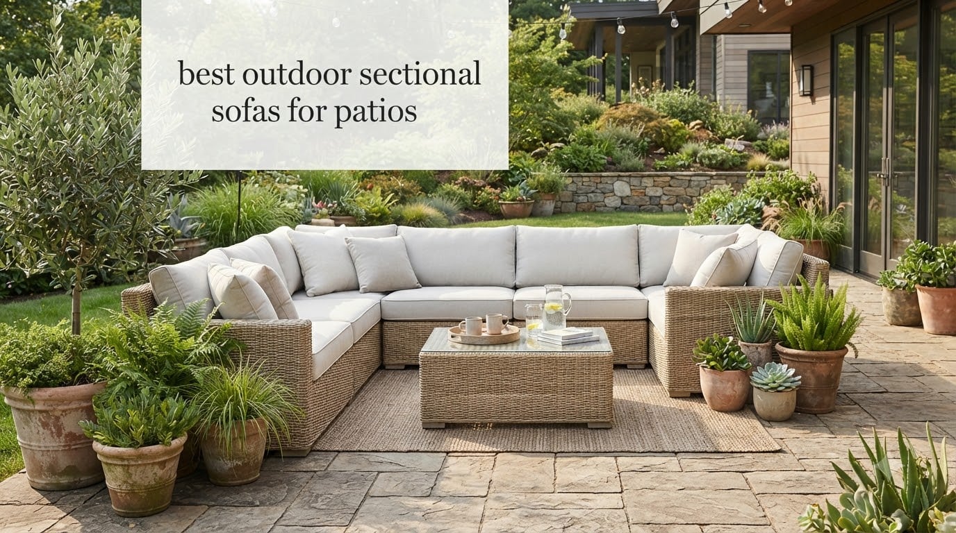 best outdoor sectional sofas for patios