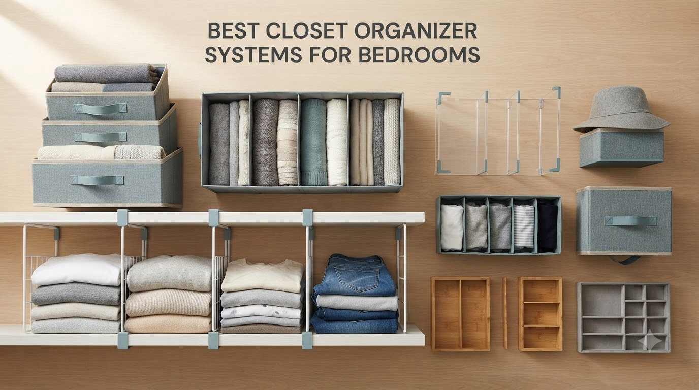 best closet organizer systems for bedrooms