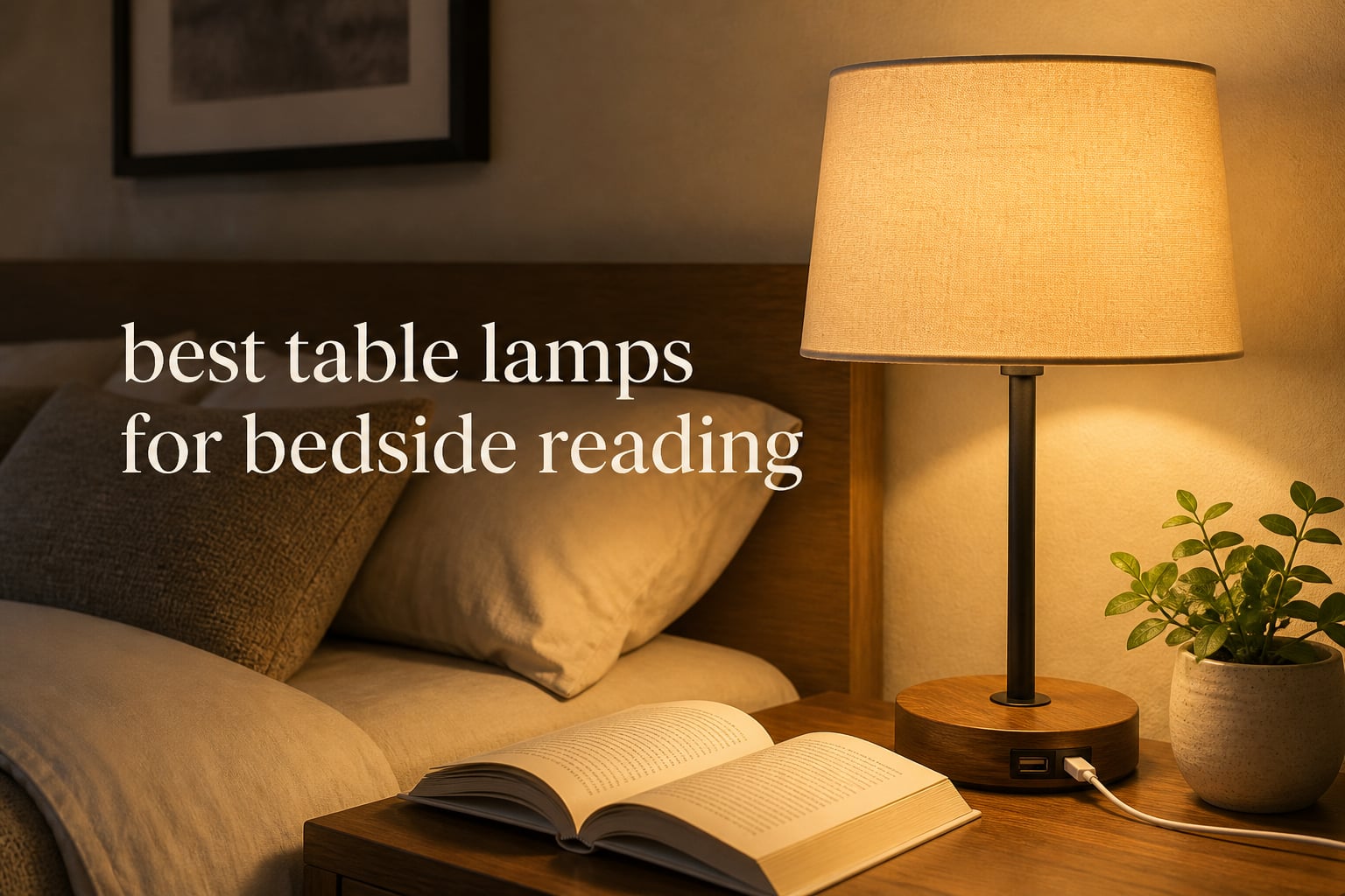 best table lamps for bedside reading