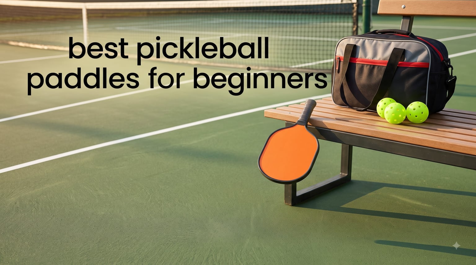 best pickleball paddles for beginners