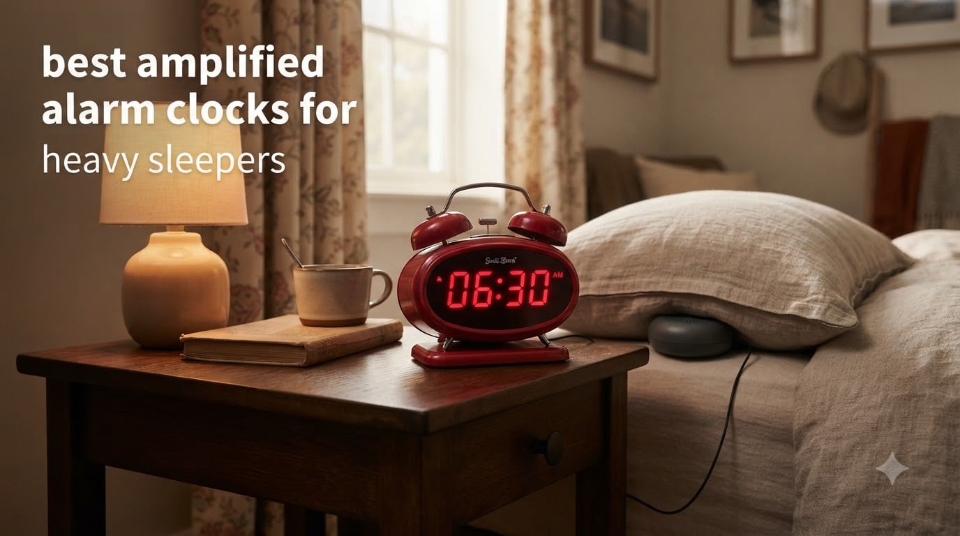 best amplified alarm clocks for heavy sleepers