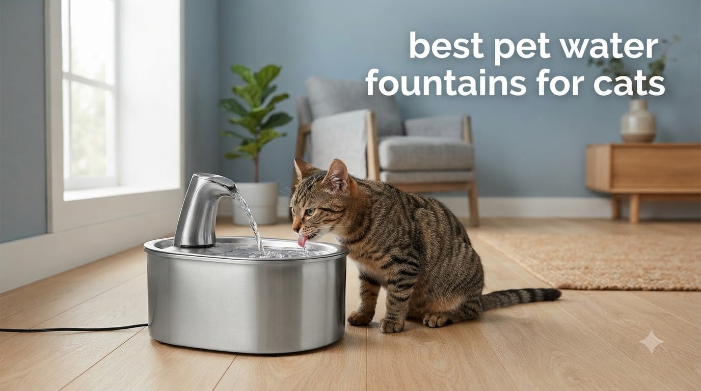 best pet water fountains for cats