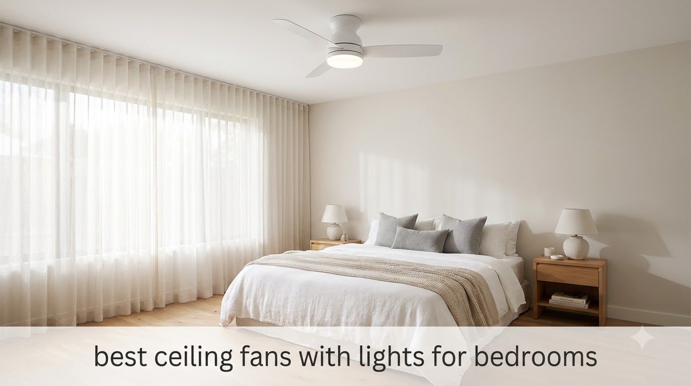best ceiling fans with lights for bedrooms