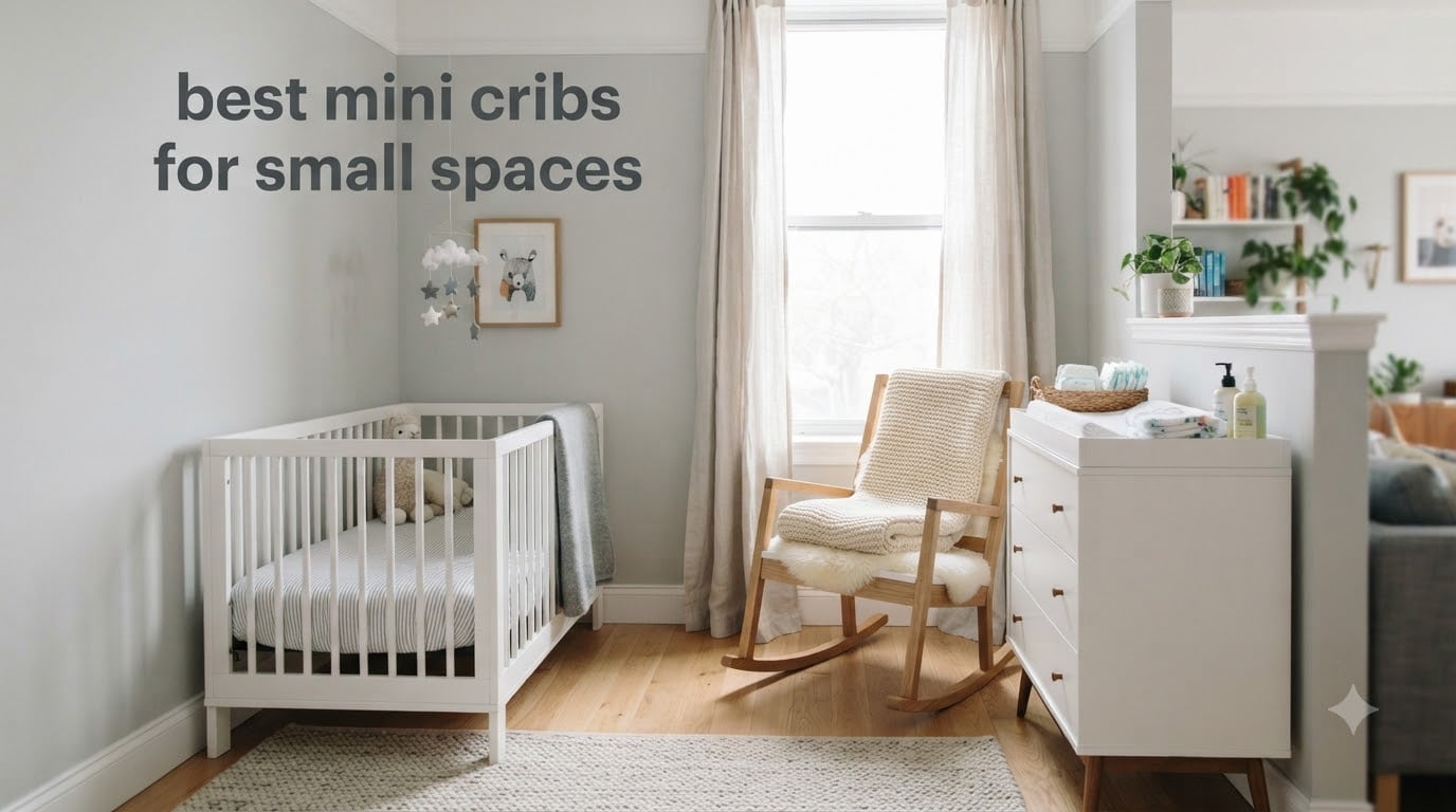 best mini cribs for small spaces
