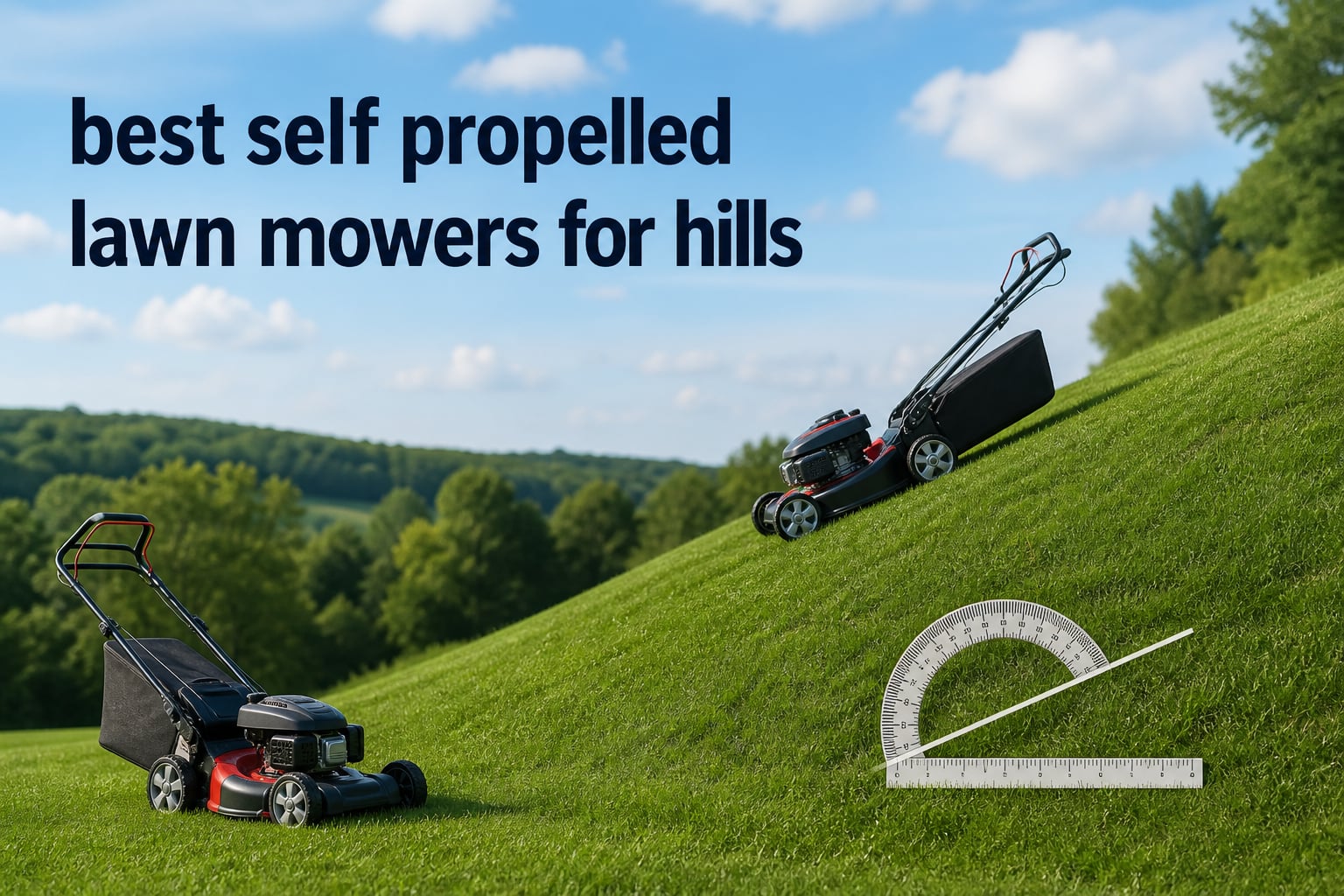 best self propelled lawn mowers for hills