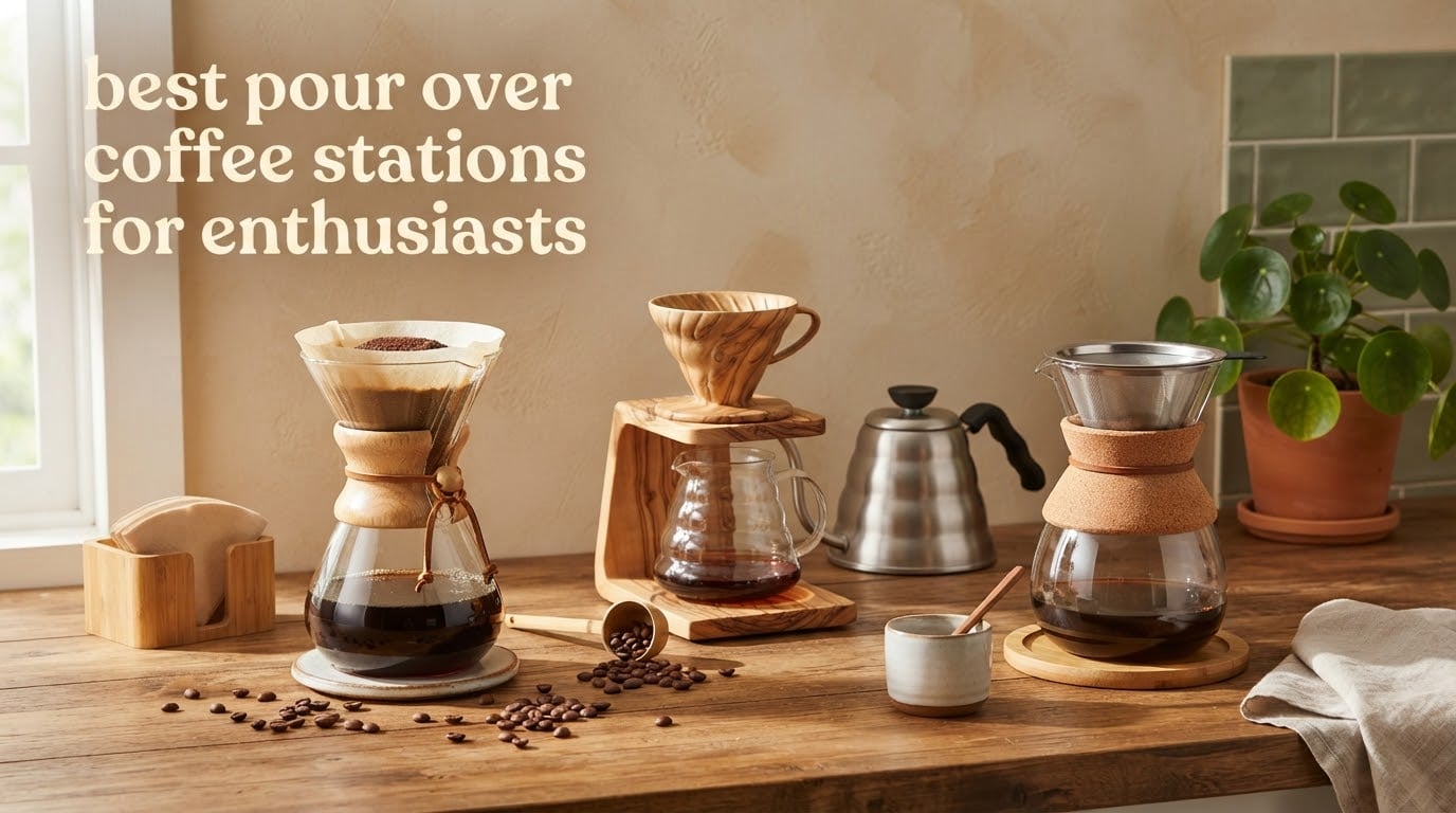 best pour over coffee stations for enthusiasts