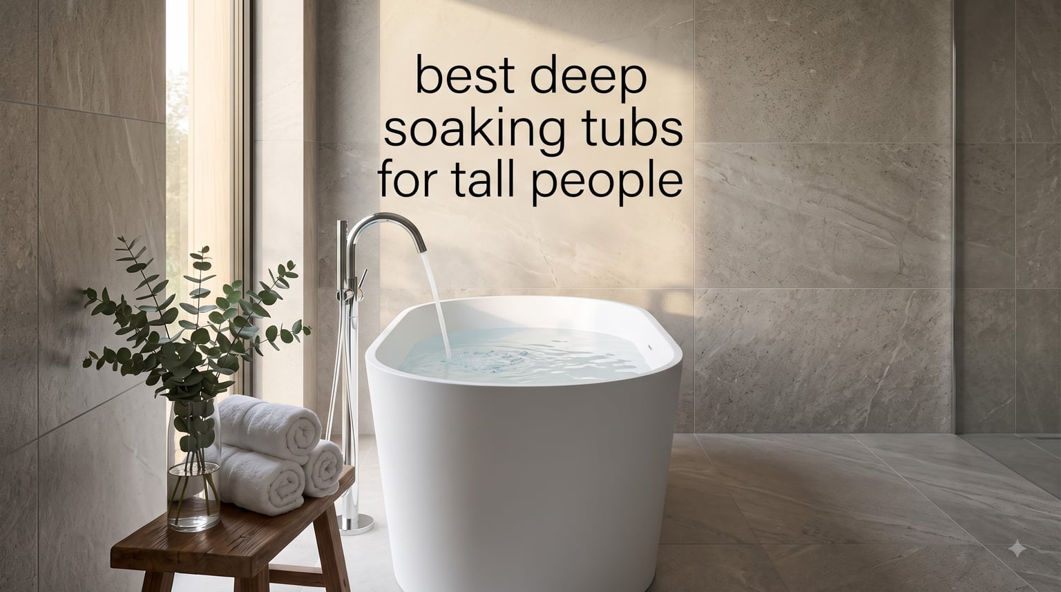 best deep soaking tubs for tall people