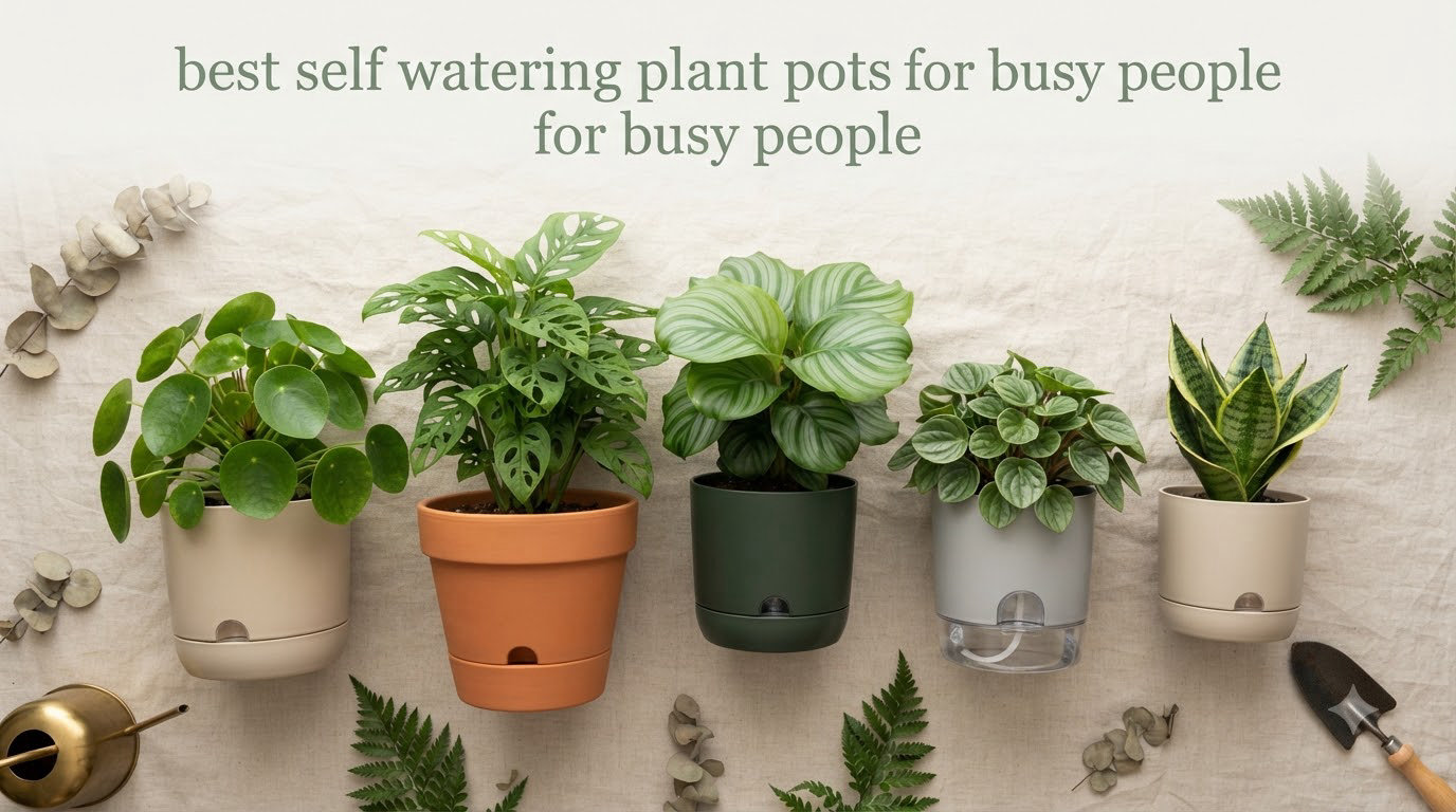 best self watering plant pots for busy people