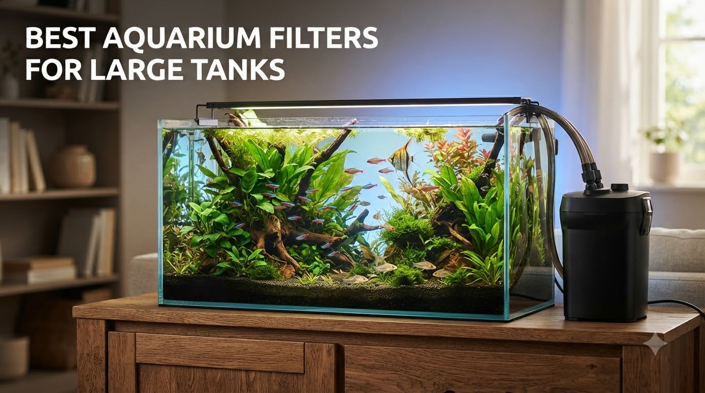 best aquarium filters for large tanks