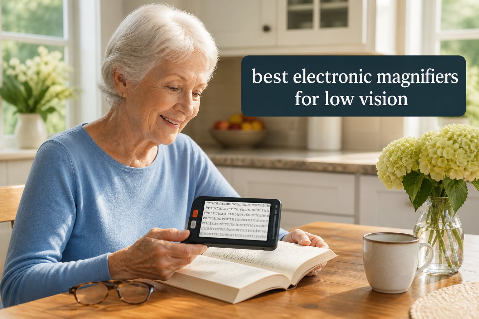 best electronic magnifiers for low vision