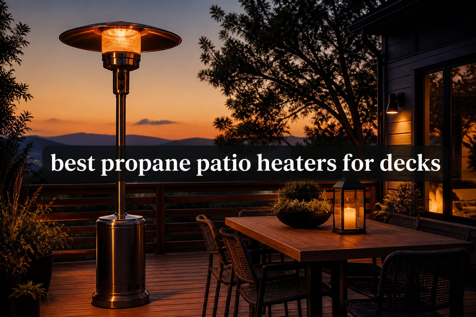 best propane patio heaters for decks