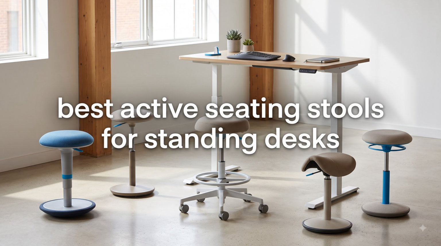 best active seating stools for standing desks