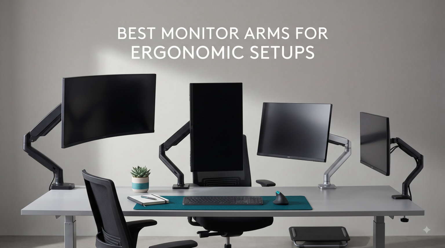 best monitor arms for ergonomic setups