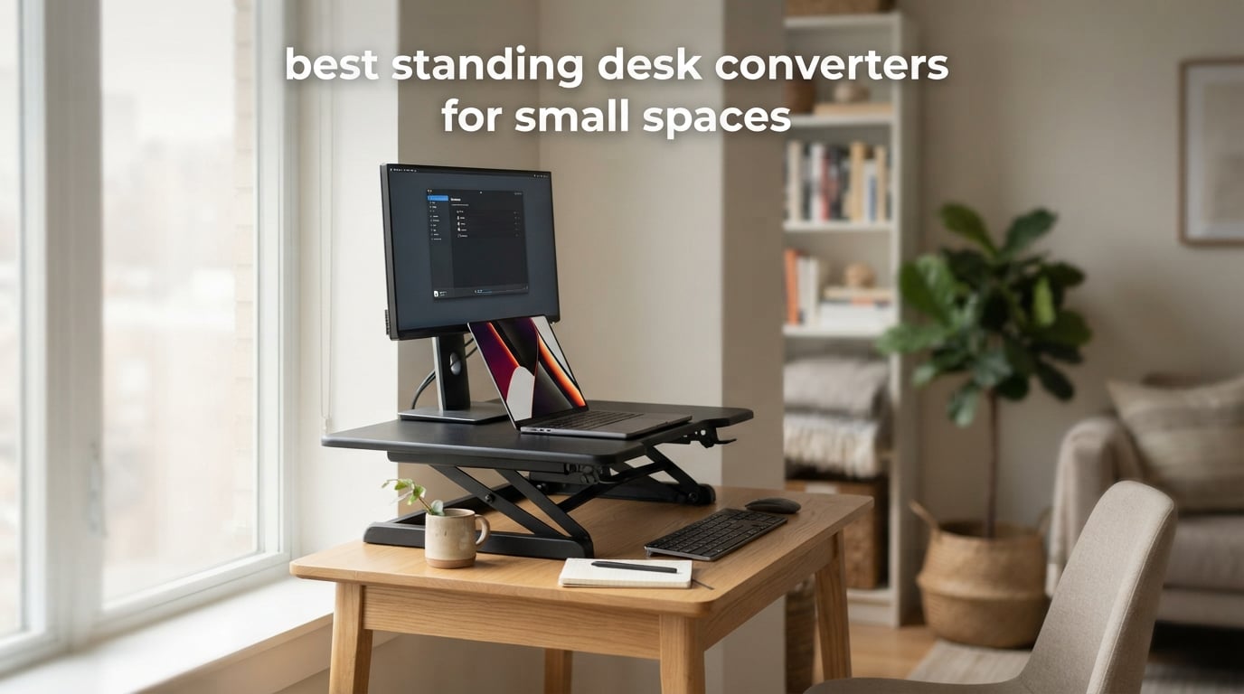 best standing desk converters for small spaces