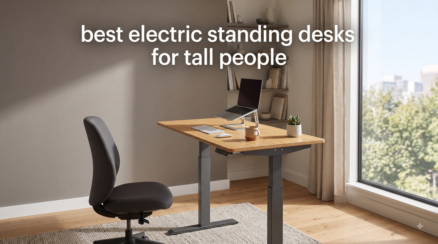 best electric standing desks for tall people