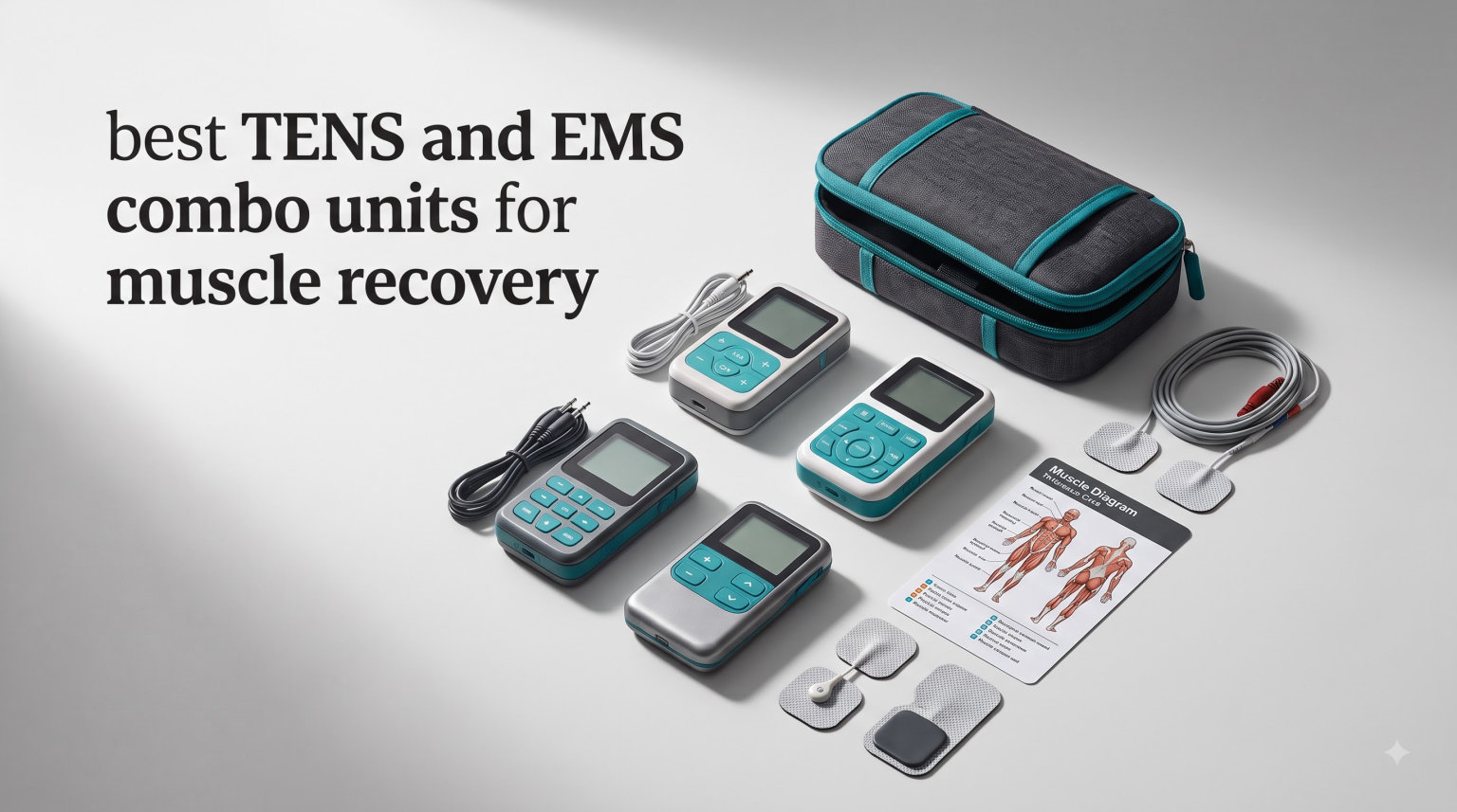best TENS and EMS combo units for muscle recovery