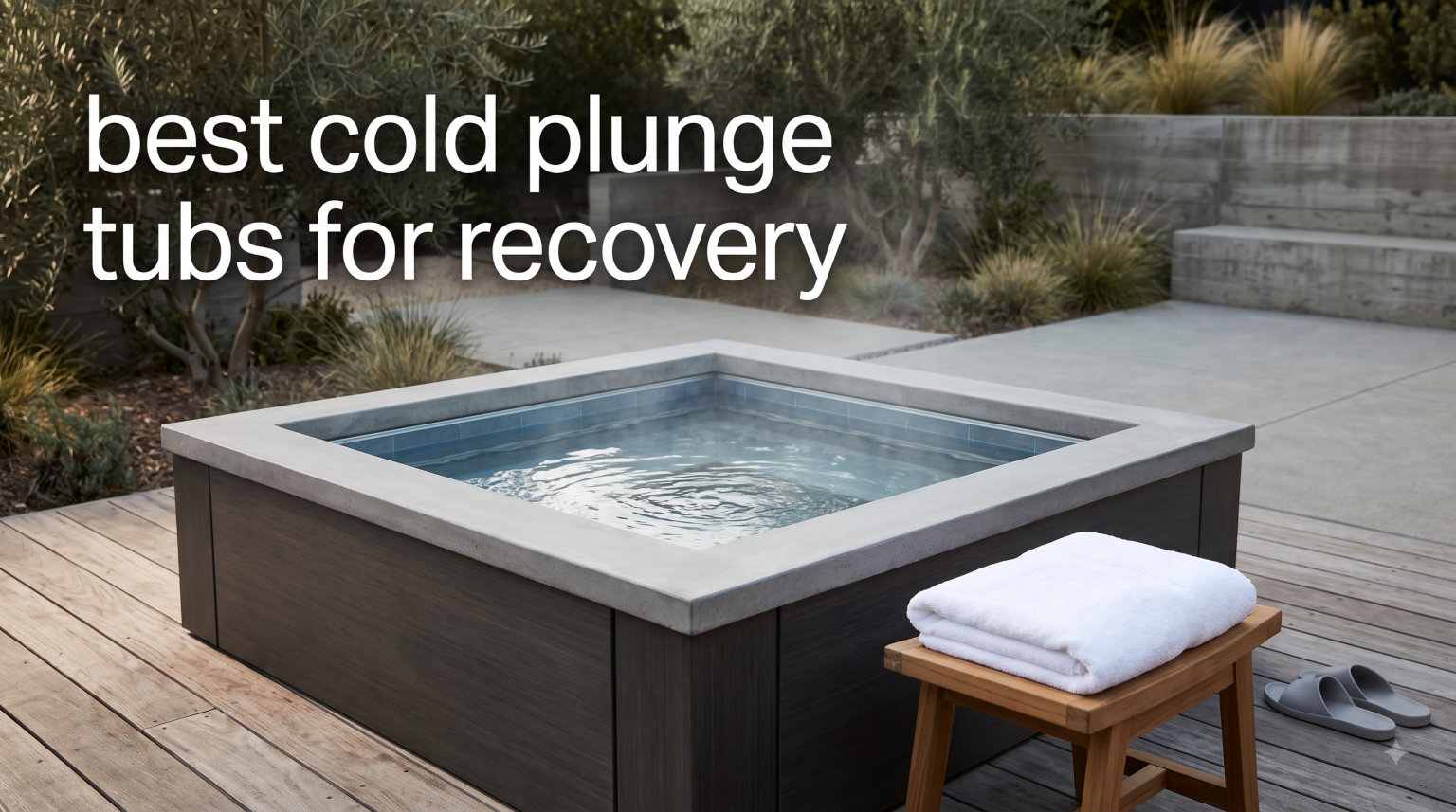 best cold plunge tubs for recovery