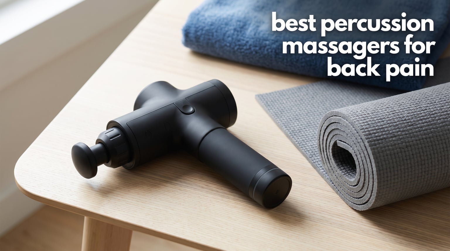 best percussion massagers for back pain