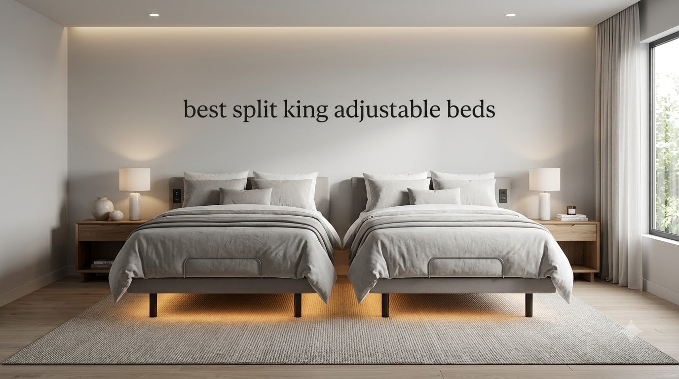 best split king adjustable beds