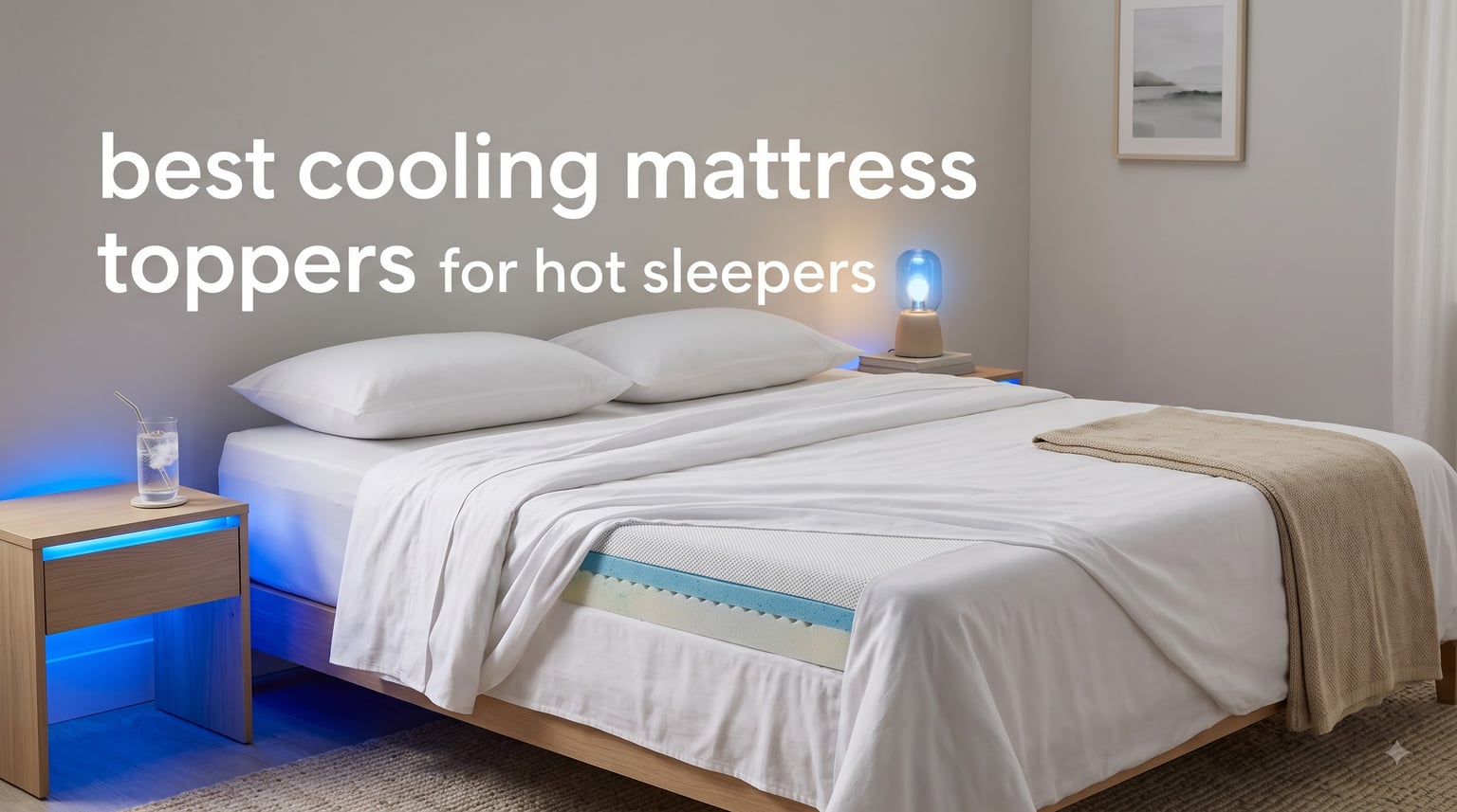 best cooling mattress toppers for hot sleepers
