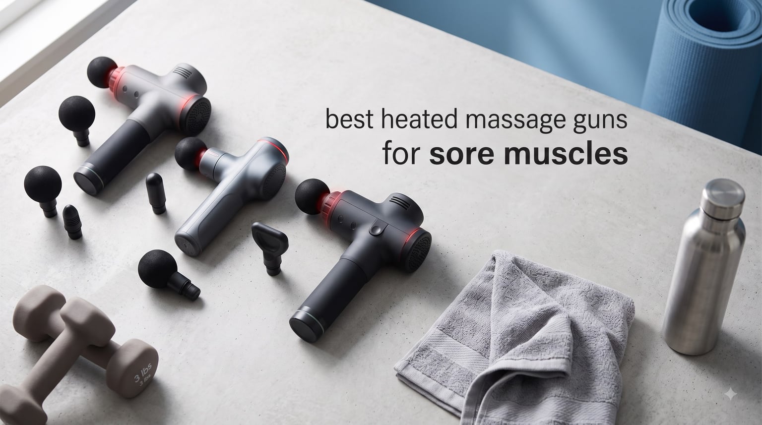 best heated massage guns for sore muscles