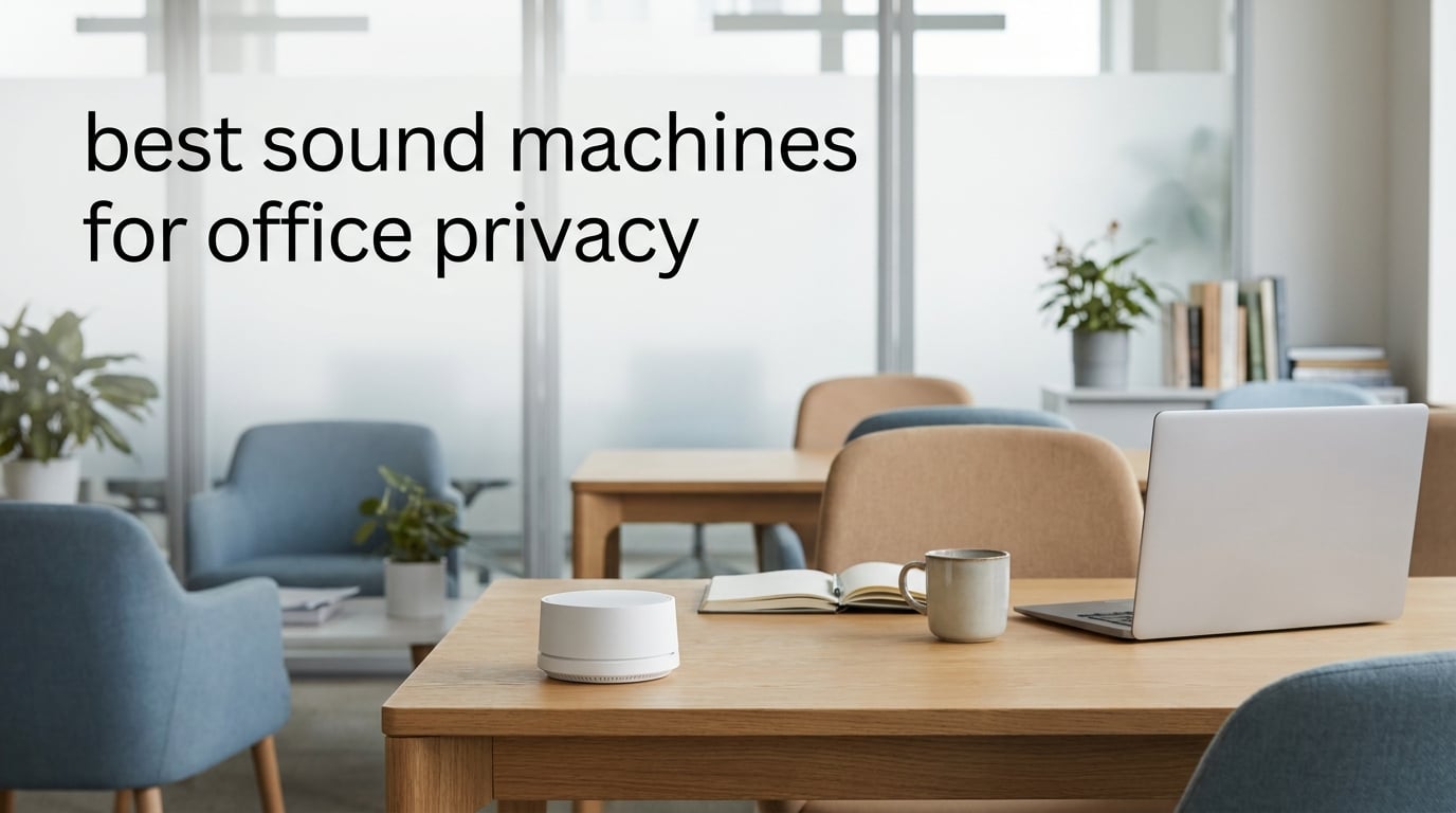 best sound machines for office privacy