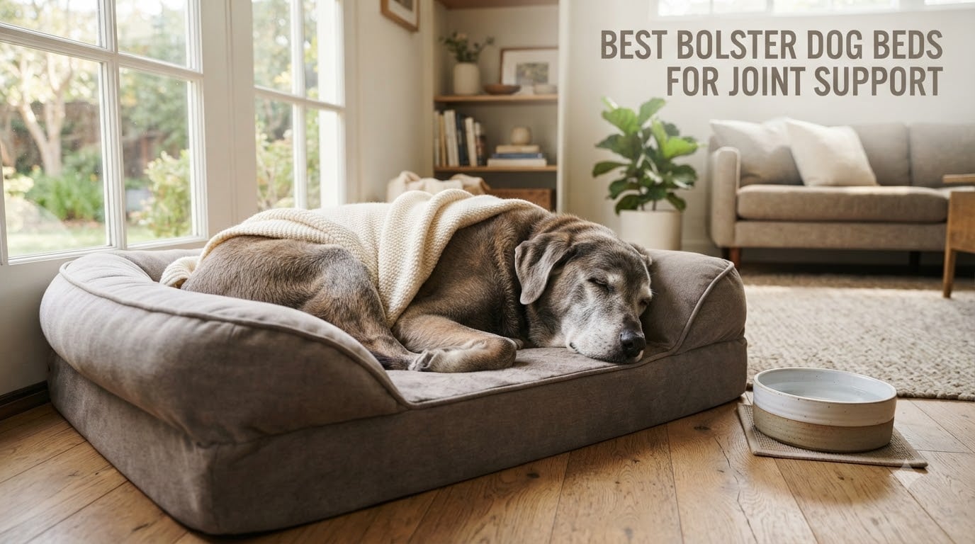 best bolster dog beds for joint support